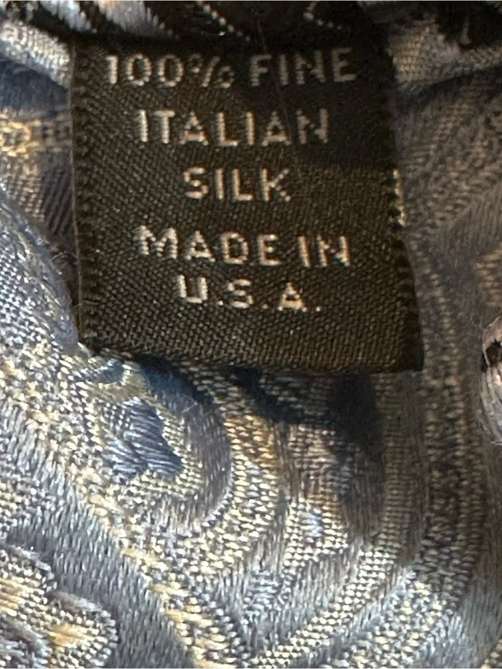 John W Nordstrom Italian Silk Geometric Tie